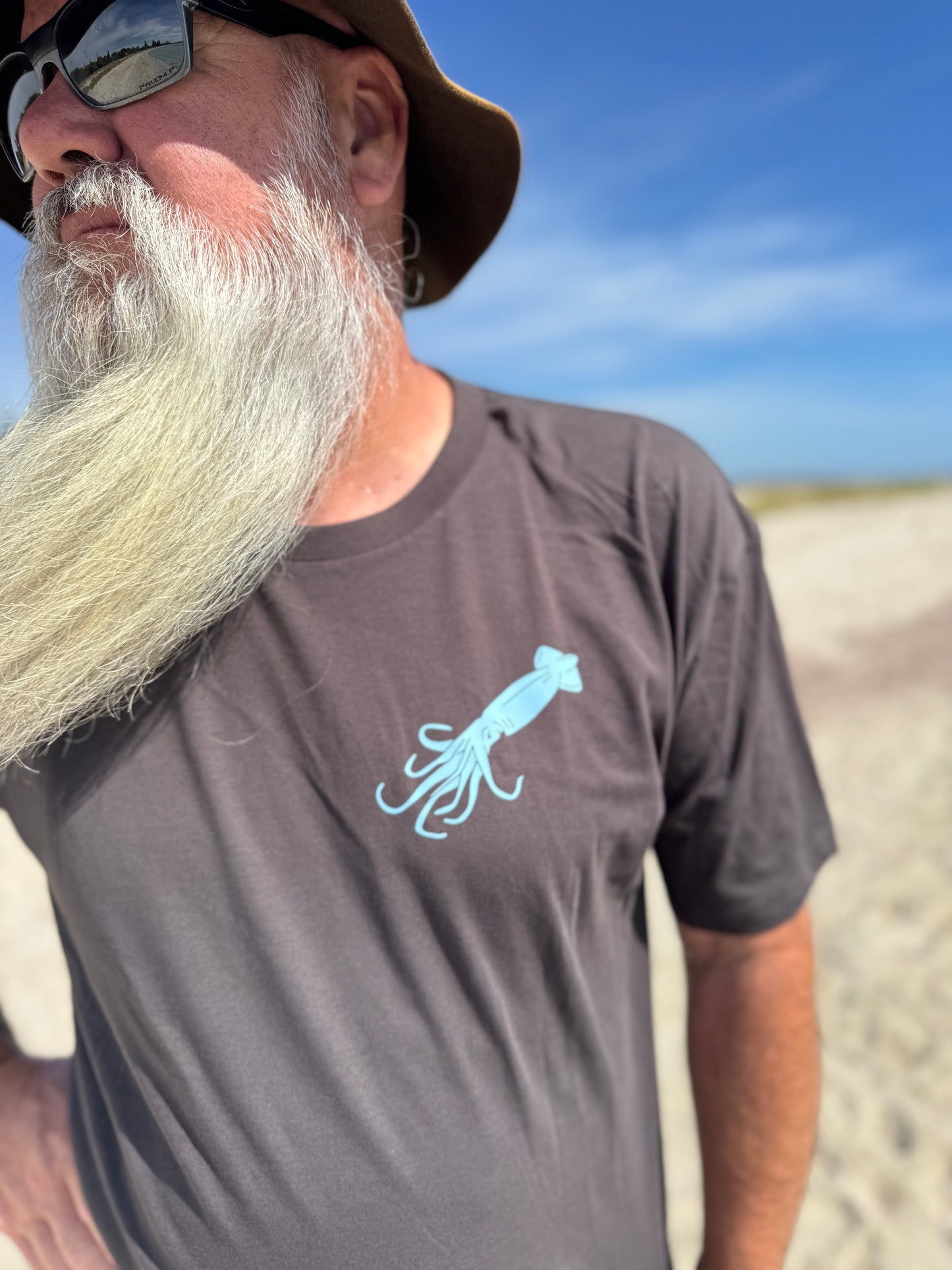 Unisex T-Shirt - Coal, The Squid (Preorder)