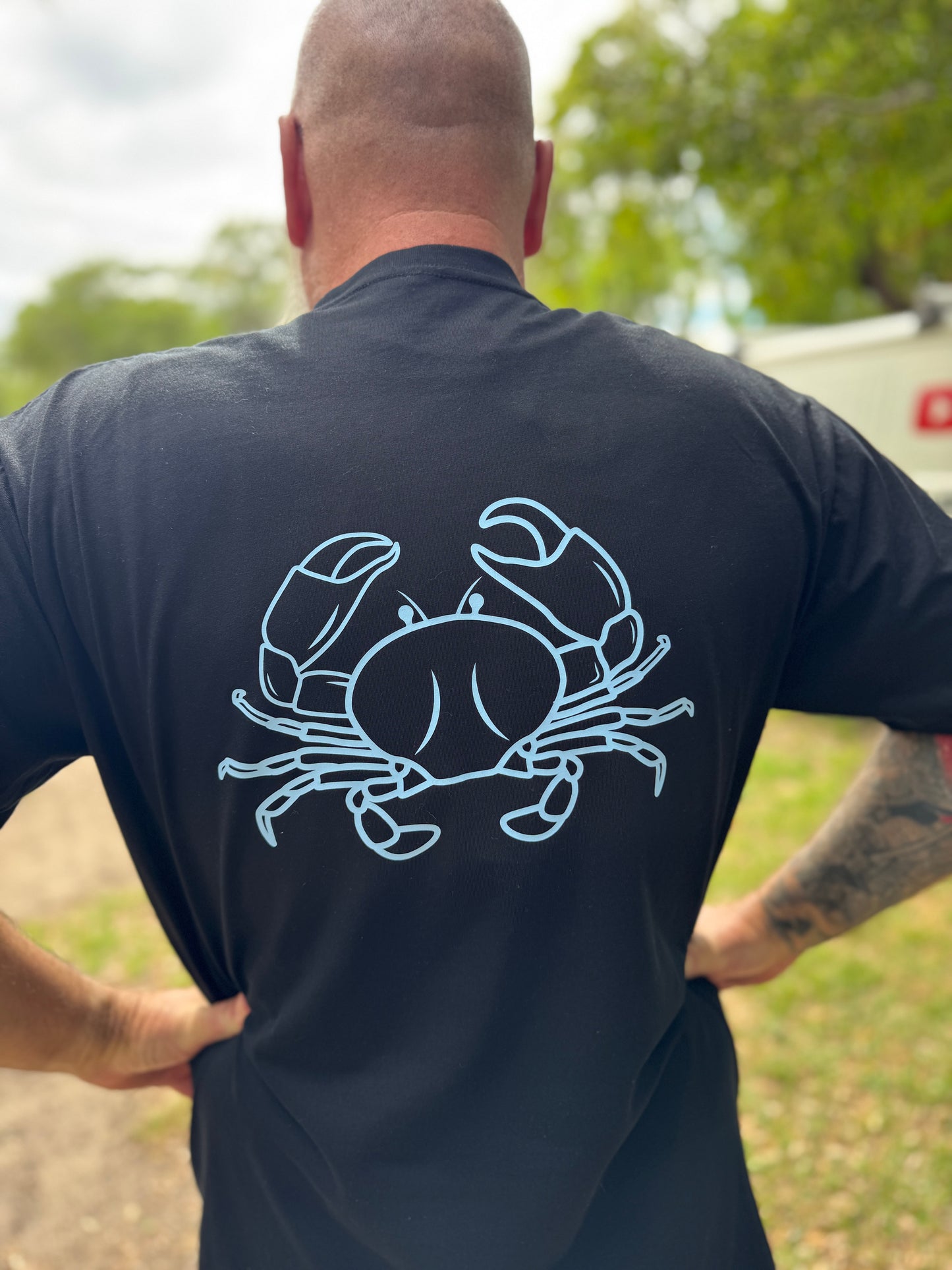 Unisex T-Shirt - Black - Crab (Preorder)