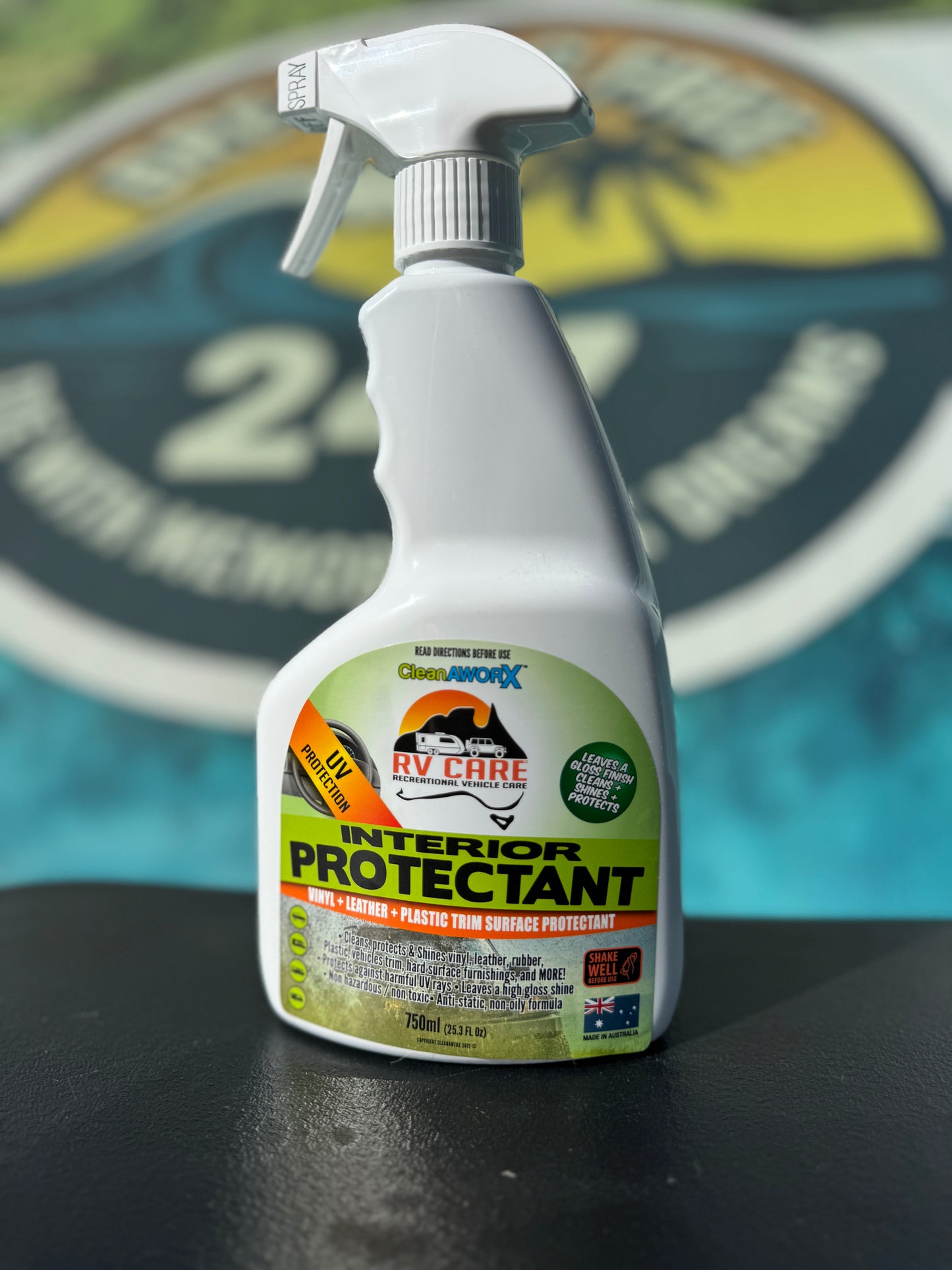 RV Care Interior Trim Protect Vinyl Leather Plastic Paint 750ml