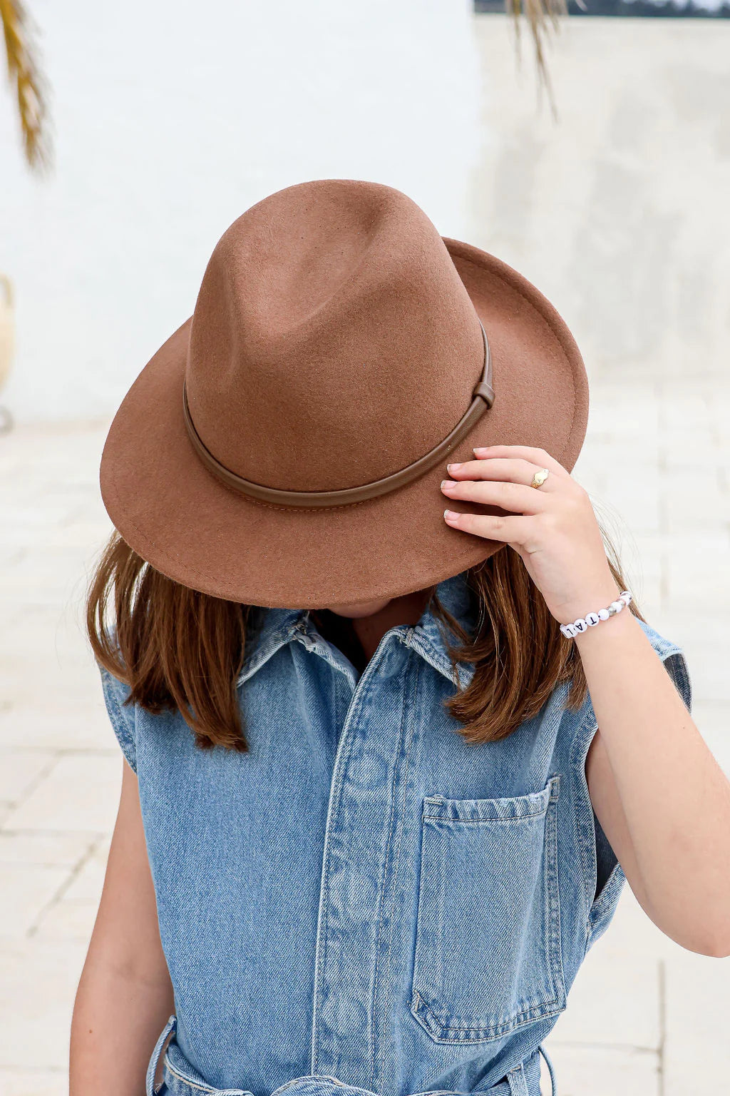 Hat 100% Wool - Kids - Tan