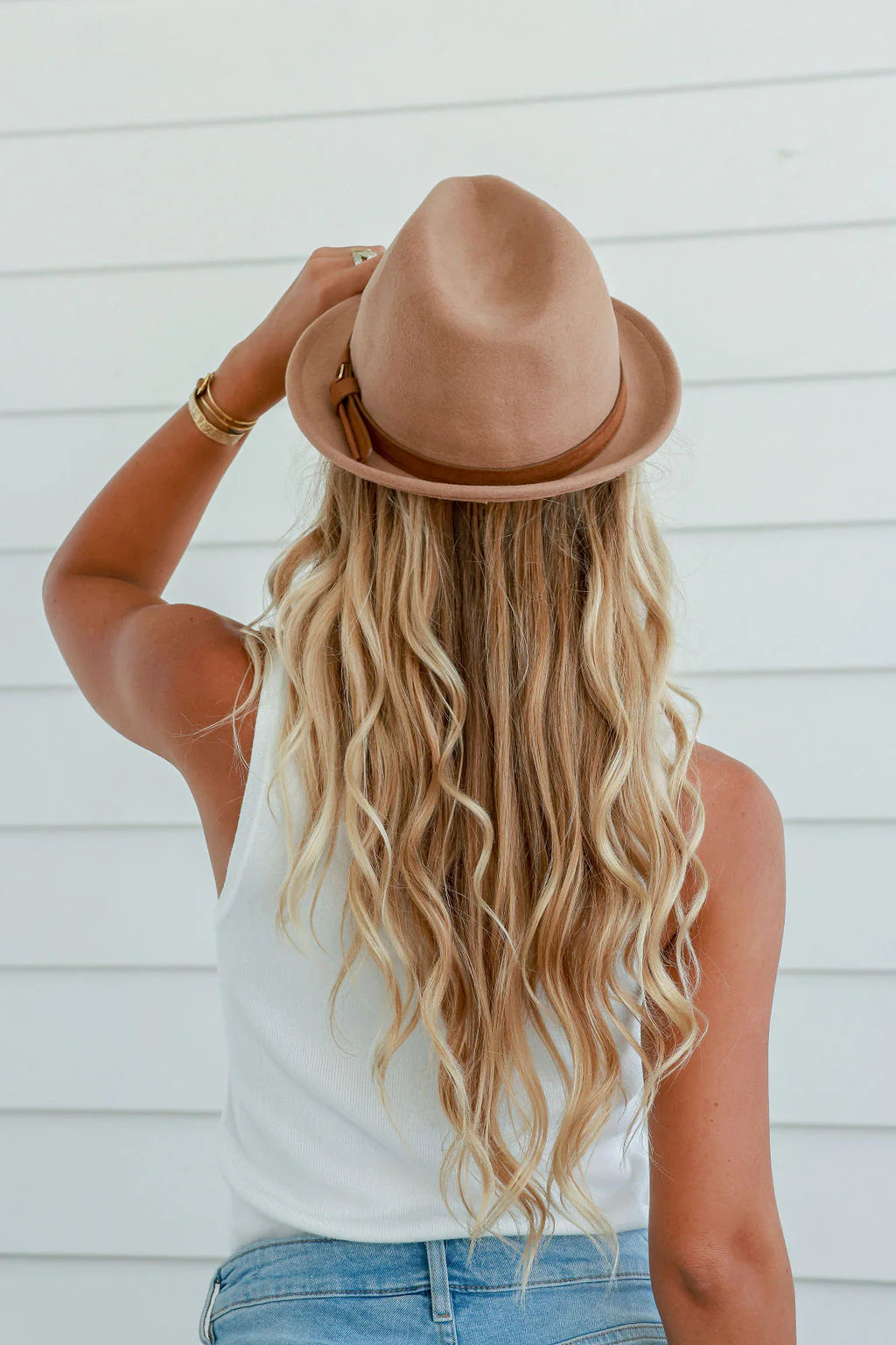 Hat 100% Wool - Camel
