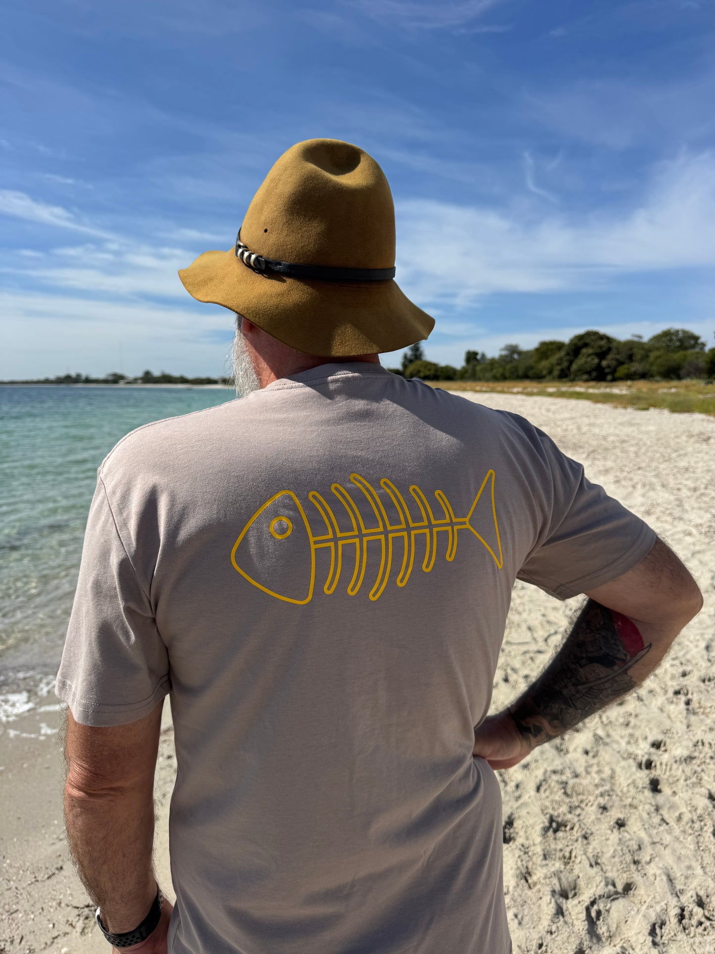 Unisex T-Shirt - Mushroom, Fishy Bones