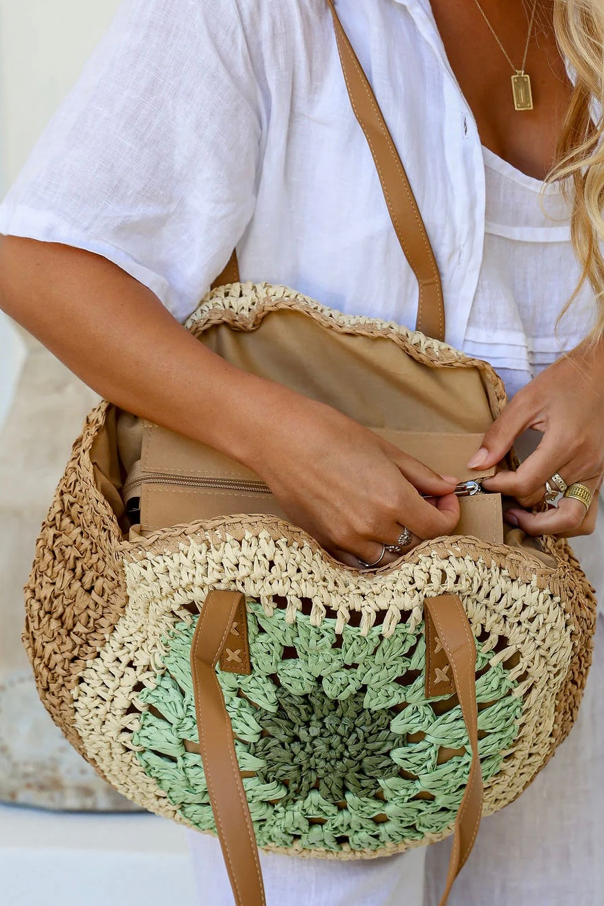 Recycled Paper Bags - Mint