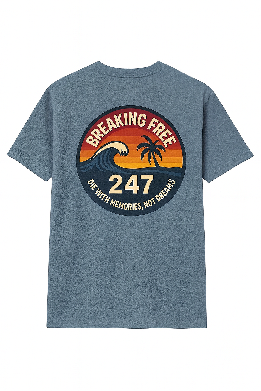 Unisex T-Shirt - Breaking Free 247 - Slate Blue