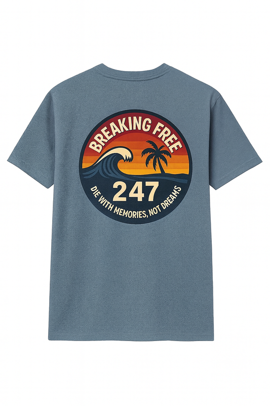 Unisex T-Shirt - Breaking Free 247 - Slate Blue