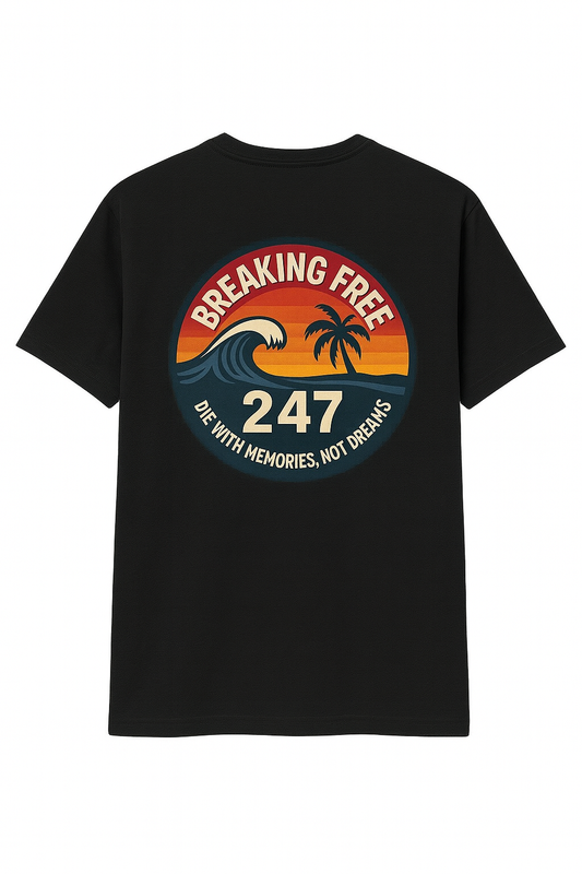 Unisex T-Shirt - Breaking Free 247 - Black