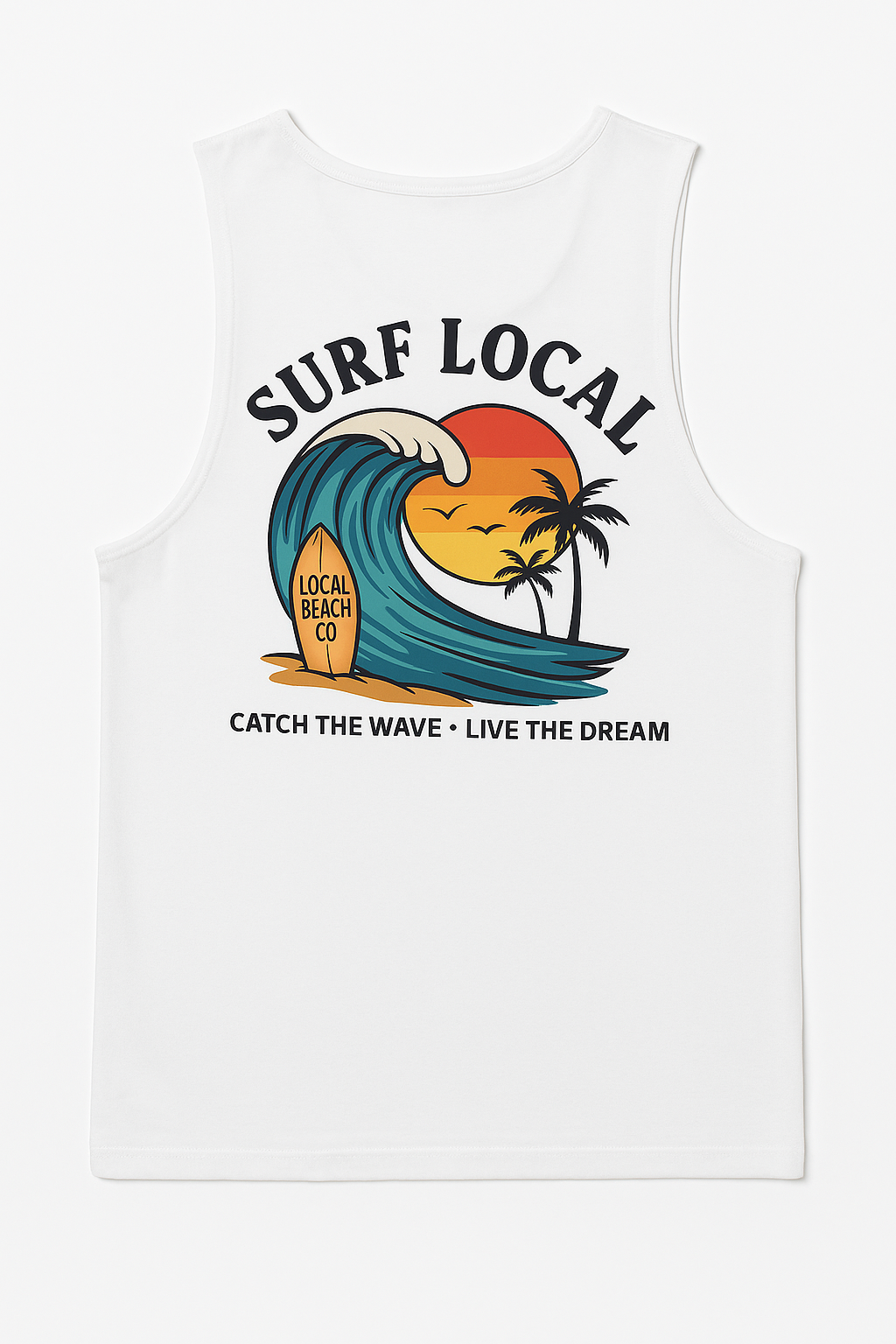 Tank - White - Surf Local (Pre Order)