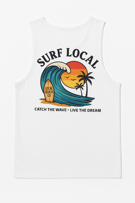 Tank - White - Surf Local (Pre Order)