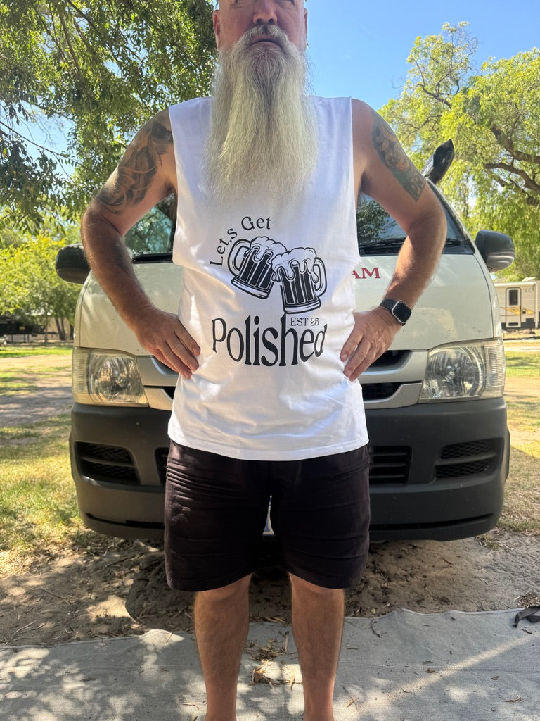 Polished Tank Top - White