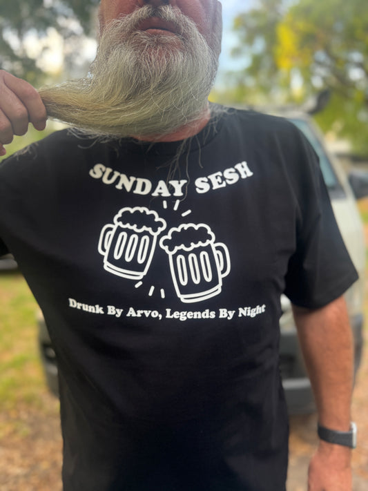 Polished T-Shirt - Sunday Session - Black (Note: This Is Preorder, See Description Below)