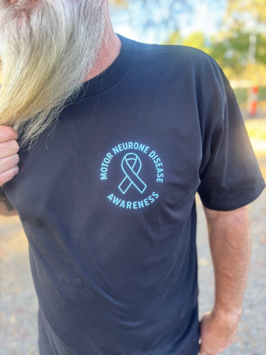 MND Awareness T-Shirt, Each purchase contributes $5 directly to Fight MND
