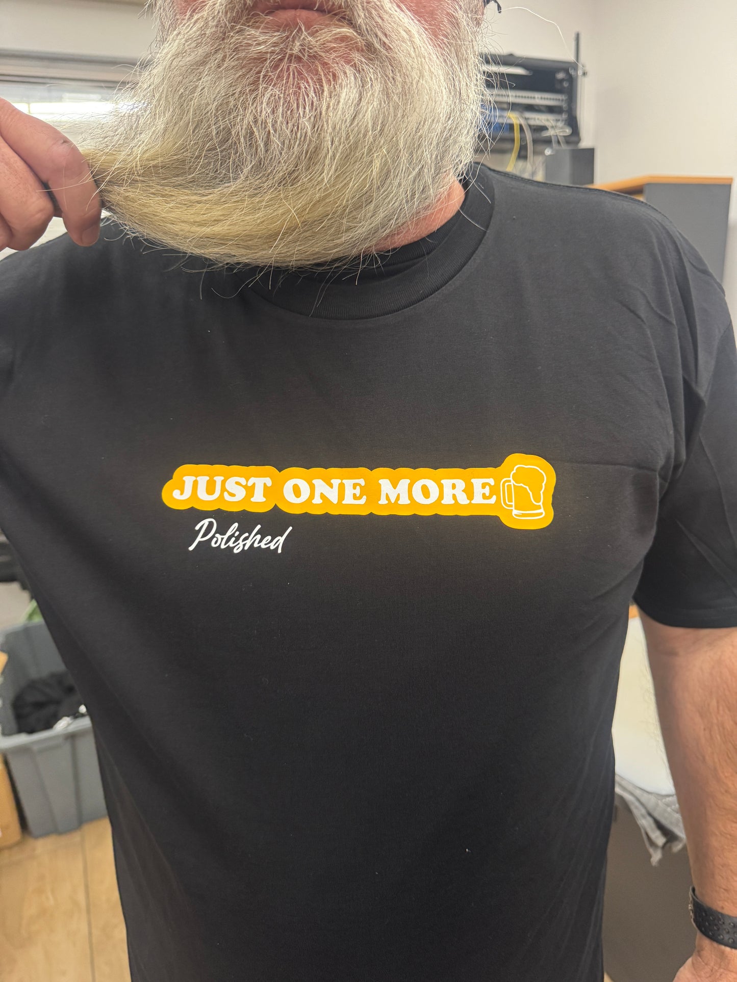 Polished T-Shirt - Black - Just One More