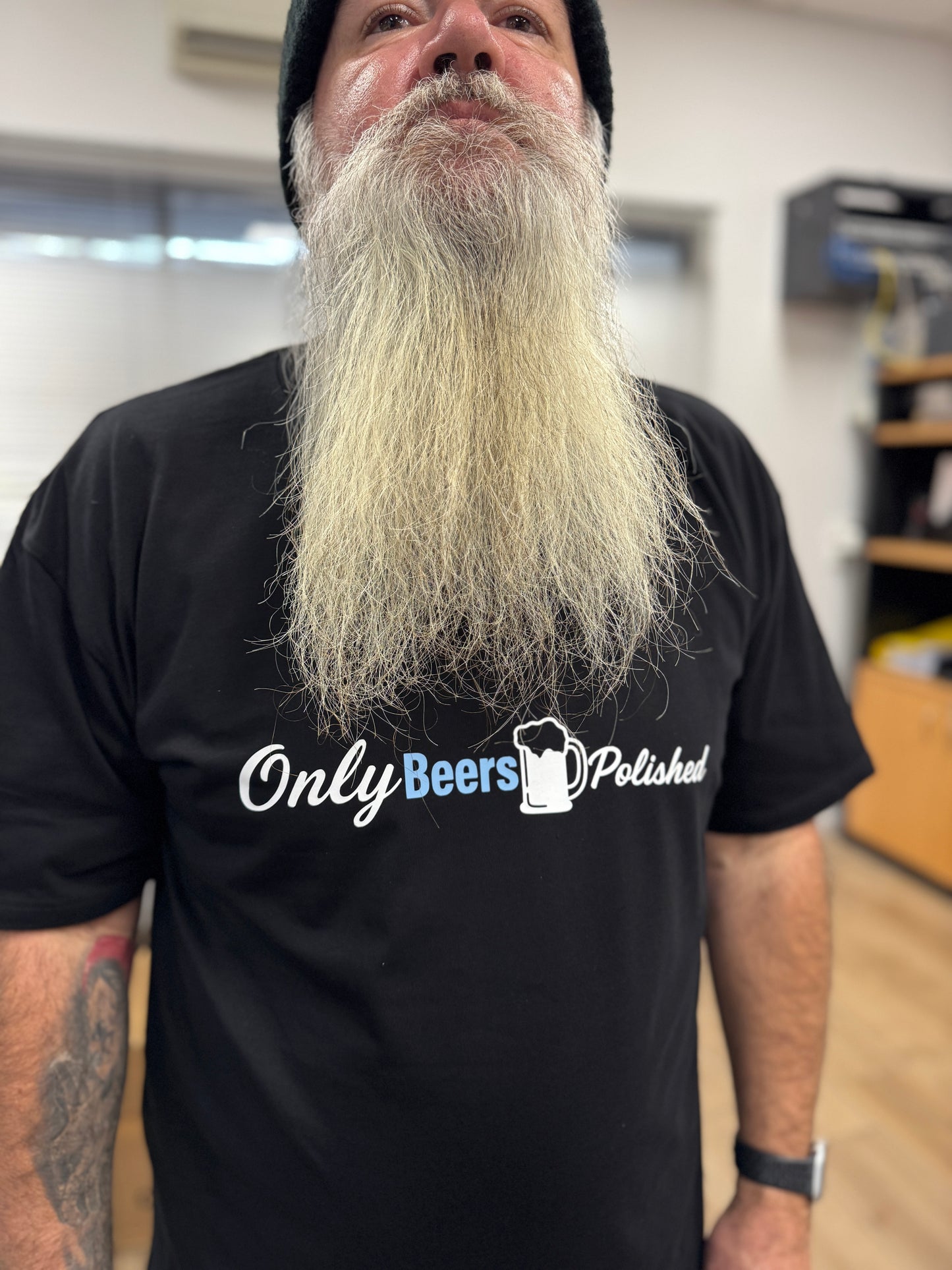 Polished T-Shirt - Black - Only Beers
