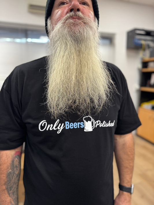 Polished T-Shirt - Black - Only Beers