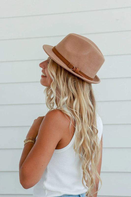 Hat 100% Wool - Camel